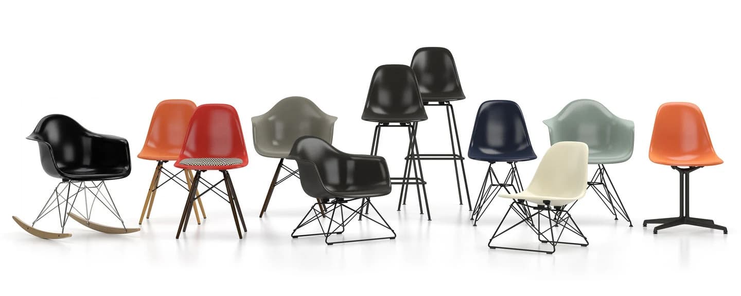 Eames Fiberglass Chairs