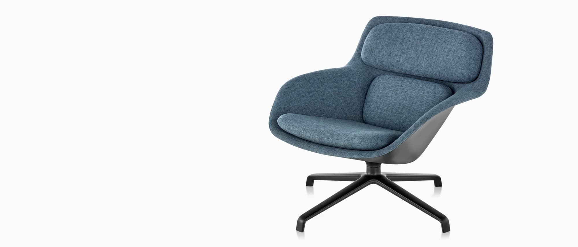Striad Lounge Chair and Ottoman